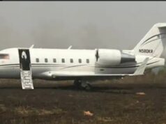 Private Jet, Conveying VIPs, Runs Into A Bush At Oyo Airport