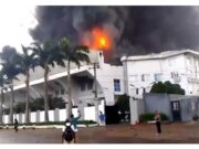 Raging Fire Engulfs Christ Embassy Church In Lagos