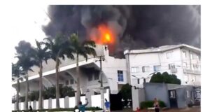 Raging Fire Engulfs Christ Embassy Church In Lagos