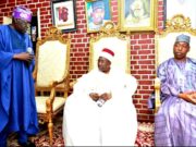 President Tinubu With Shehu Of Borno, Gov Zulum In Maiduguri