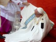 Pope Francis Falls, Injured Arm, But Says “I Carry On”