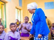 NEMA Boss, Zubaida, Returns To Classroom, Teaches Pupils Safety Consciousness