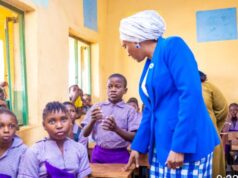 NEMA Boss, Zubaida, Returns To Classroom, Teaches Pupils Safety Consciousness