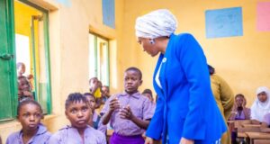 NEMA Boss, Zubaida, Returns To Classroom, Teaches Pupils Safety Consciousness