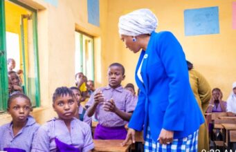 NEMA Boss, Zubaida, Returns To Classroom, Teaches Pupils Safety Consciousness