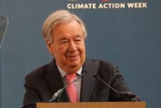 UN Scribe, Guterres, Warns Against “Irreversible Climate Change Damage,” Calls For More Global Action